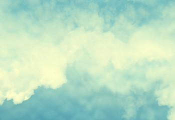 Color sky with clouds background