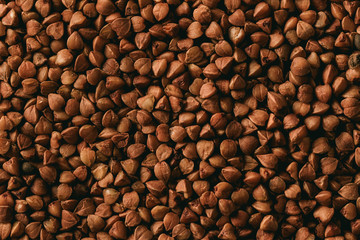 buckwheat natural texture or background
