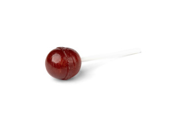 Sweet candy - lollipop isolated on white background.