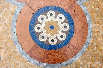 Paysage à travers le nord de l' Italie