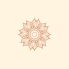 Mandala. Round Ornament Pattern. Vintage decorative elements. Hand drawn background. Islam, Arabic, Indian, ottoman motifs.