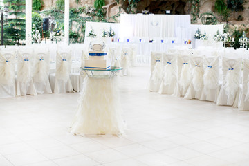 Cute beautifull luxuary wedding setup detail