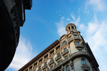 Obraz premium The city of Barcelona in Catalonia, Spain