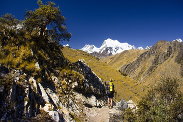Cordiliera Huayhuash, mountains in Andes - Peru, South America