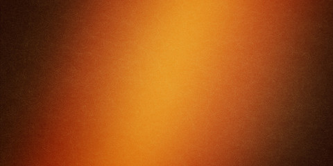 Elegant dark orange background with black shadow border and old vintage grunge texture design