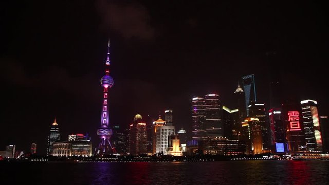 Shanghai city, china - by night