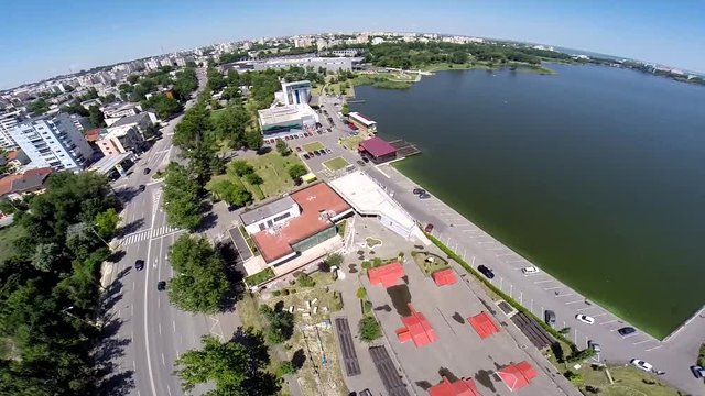 Drona, Parcul Tabacariei, Biserica de lemn Sf. MIna, Lacul Tabacariei, Constanta, Romania