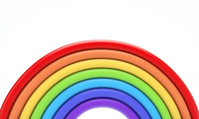 Obraz premium kolorowe widmo renderowania 3d tęczy