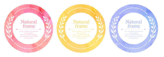 水彩, フレーム, 植物、 葉っぱ、ナチュラル、自然、にじみ、花 、絵具、ロマンチック、ガーリー、パステル、飾り罫, 装飾, 美しい, フレームデザイン, 見出しデザイン, 手書き風, 手描き, 水彩風, イラスト, セット素材, フレームセット, 見出しセット, デザインセット, 素材, 素材セット, ハート, 筆, オシャレ, カッコいい, カワイイ,