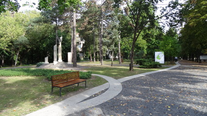 Naklejka premium Debrecen is a nice city in Hungary with good thermal bath