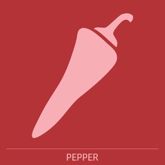 Pepper icon illustration