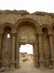 Antiche fortezze mussulmane nel deserto siriano