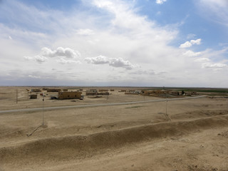 Antiche fortezze mussulmane nel deserto siriano