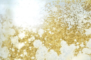 The texture of the spots. Dirty glass. Background