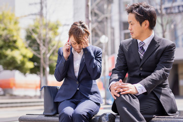 外回りするビジネスイメージ