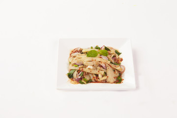 Thai Food on white background
