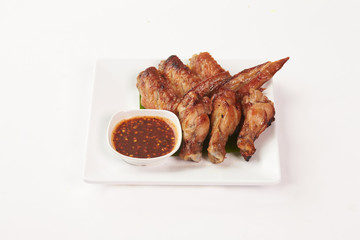 Thai Food on white background