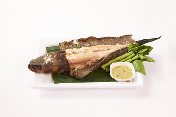 Thai Food on white background