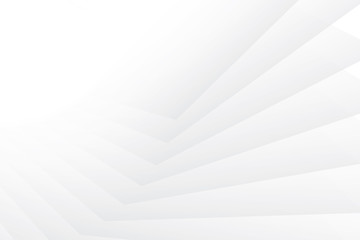 Abstract geometric white and gray color background.  Vector, illustration.