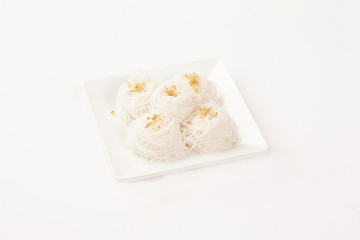 Fototapeta na wymiar Thai food on white background