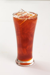 Thai food on white background