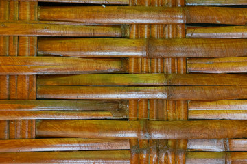 Background from a wooden mesh or wood