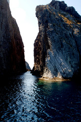 Foto digitali fatte presso l'isola di Palmarola Ponza .