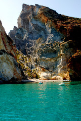Foto digitali fatte presso l'isola di Palmarola Ponza .