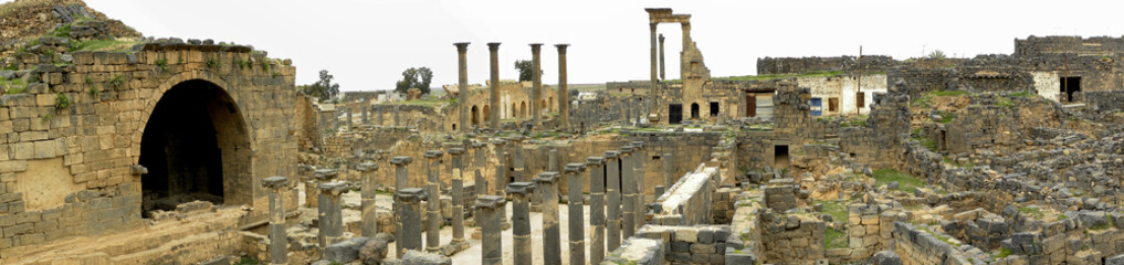 Fototapeta na wymiar antica città di Bosra