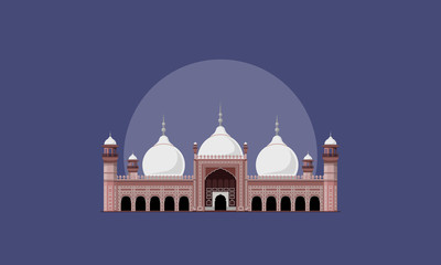 Badshahi Mosque Historical Landmark of Lahore - Pakistan