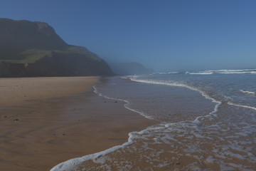 beach in the morning