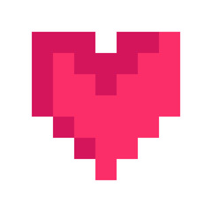 Pixel art heart