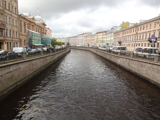 Fototapeta na wymiar Saint Petersburg is one of the most beautiful cities in Europe
