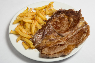 Beef steak entrecote. Filet, prime.