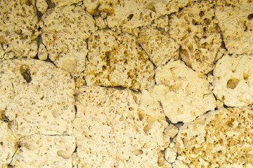 Natural limestone as a background