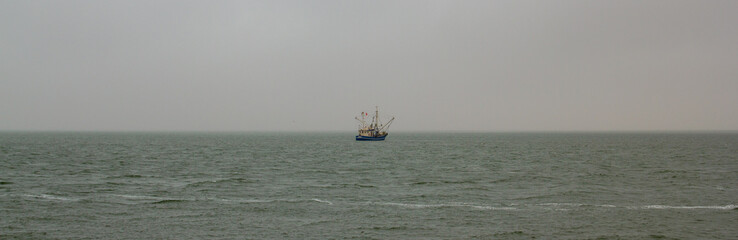 A fishing ship on the north sea