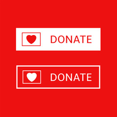 Donate button icons