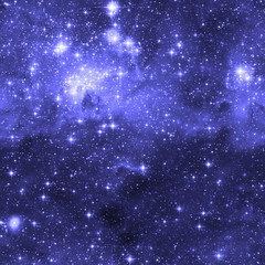 Naklejka premium Starry sky seamless pattern. Violet abstract 