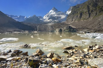 Lake in mountains