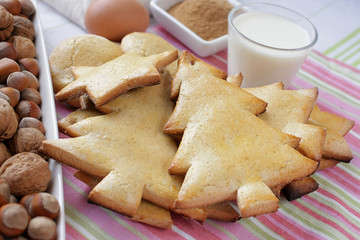 Recette traditionnel des speculos en forme de sapins