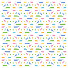 Beautiful of Colorful Triangle, Reapeated, Abstract, Illustrator Pattern Wallpaper. Image for Printing on Paper, Wallpaper or Background, Covers, Fabrics