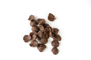 Cereal in the white scene