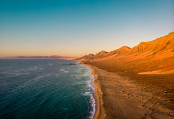 Playa de Cofete Drone Panorama