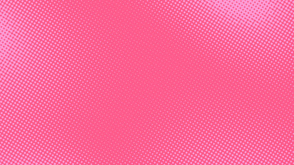Pink pop art background in retro comic style with halftone dotted design, vector illustration eps10