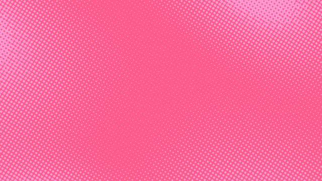 Pink pop art background in retro comic style with halftone dotted design, vector illustration eps10