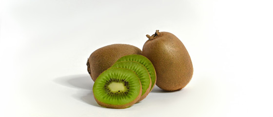 kiwi isolated on white background