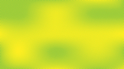 Trendy Lime green pop art background with halftone dots design in retro comic style, vector illustration eps10