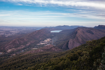 Valley View From Boroka Lookout Over Halls Gap