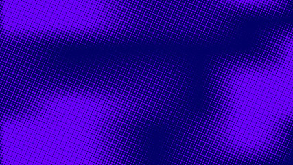 Cobalt blue pop art background in retro comic style with halftone polka dots design, vector illustration eps10.