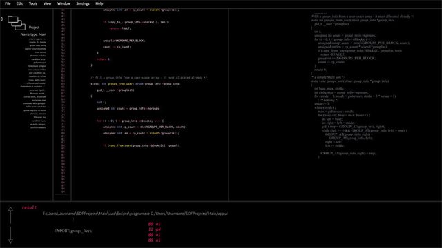 PNG Alpha.HUD User Interface for text code editor.Application Programming Interface API.Abstract animated text code.Technological futuristic template.